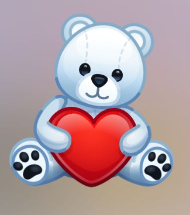 МЕДВЕДЬ БЕЛЫЙ 1 штука